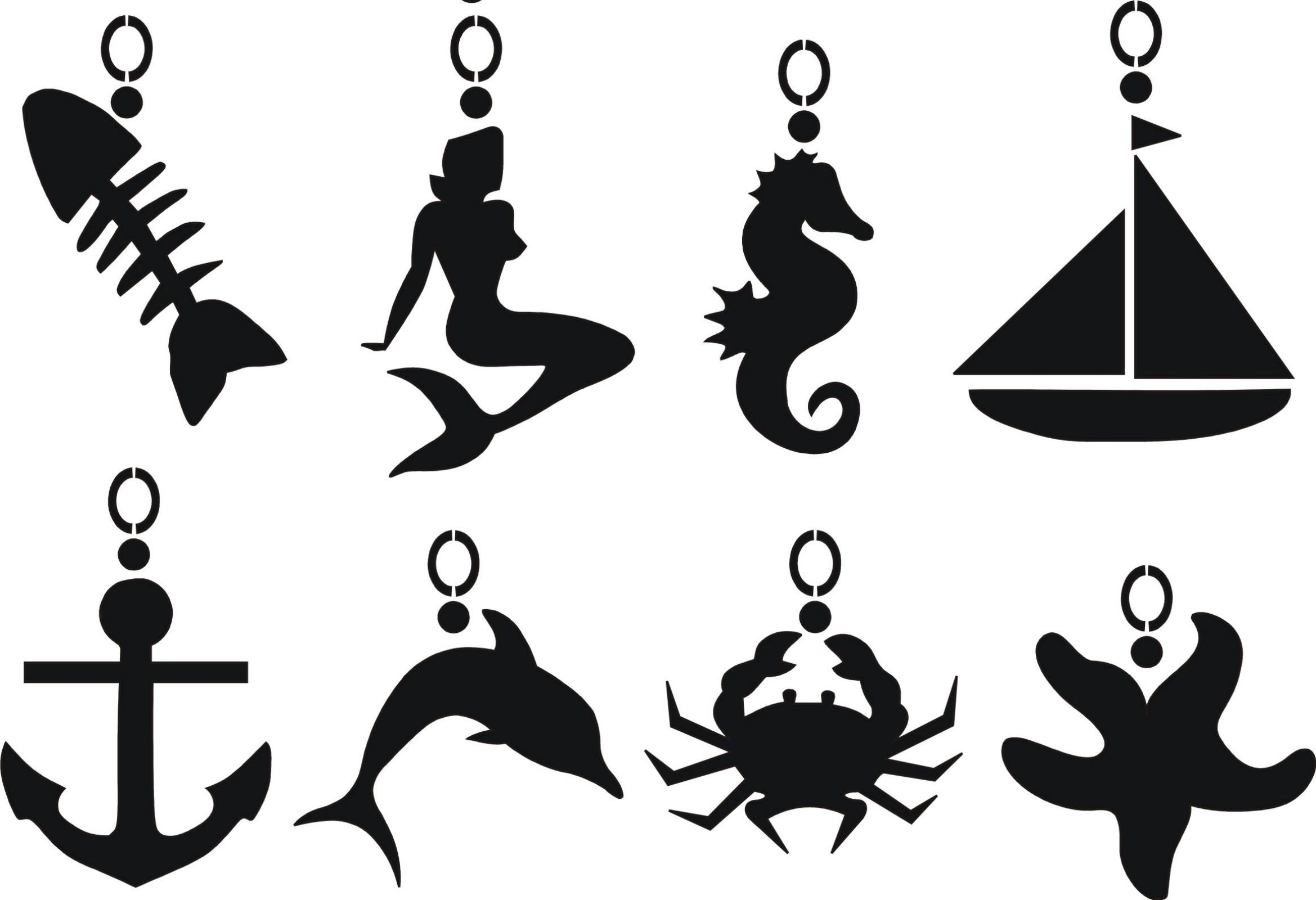 Stencil Schablone Maritim Charm: Stencil Schablone Maritim